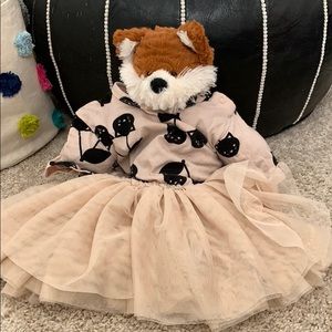 Tulle cat dress onesie